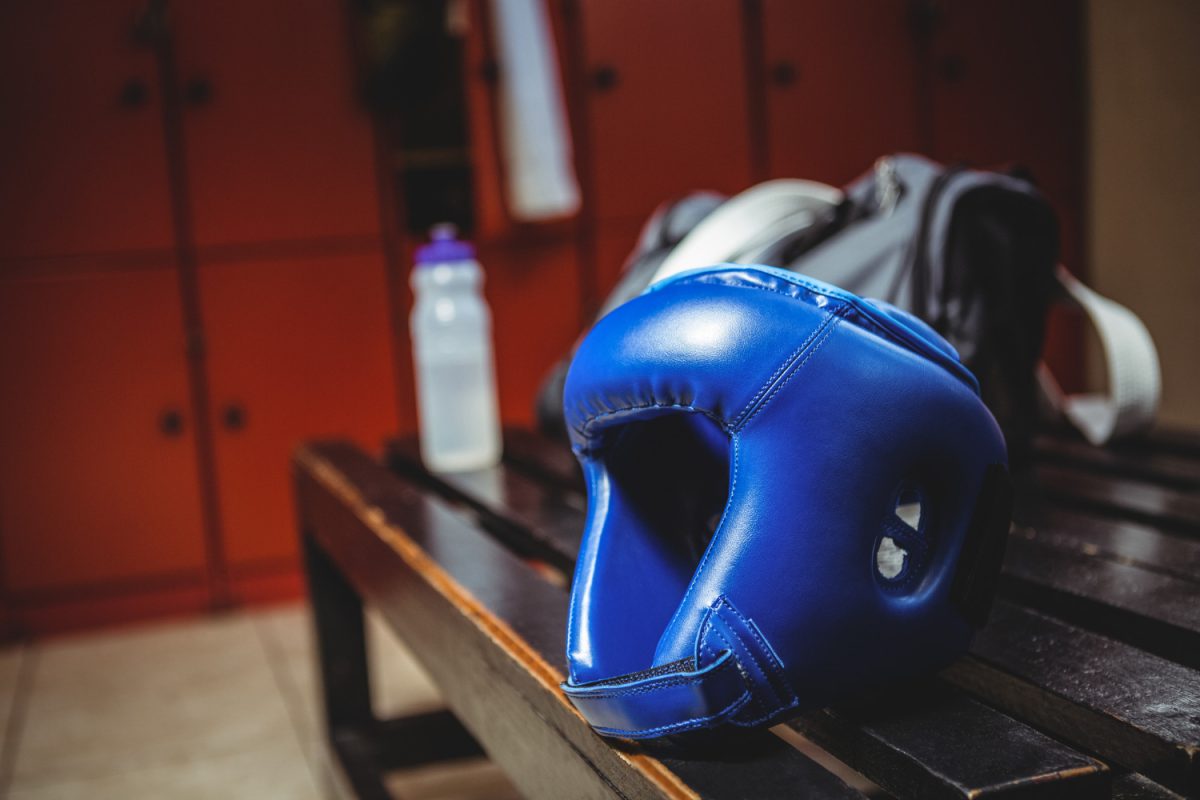 casco de boxeo